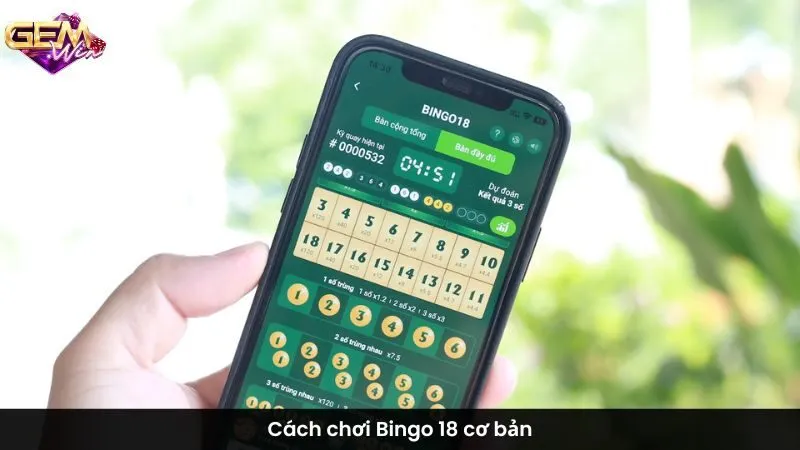 Cách chơi Bingo 18 cơ bản