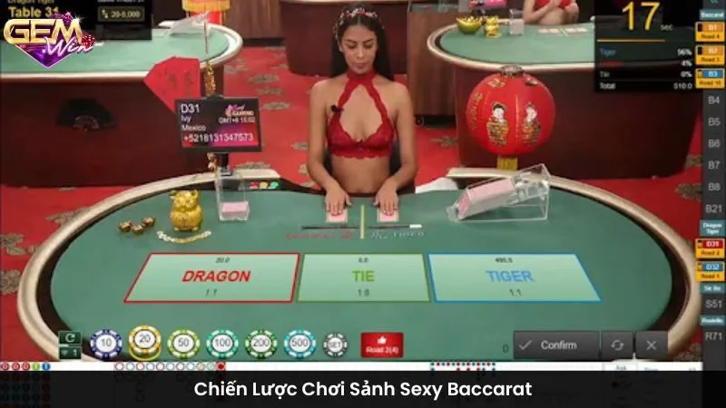 Chiến Lược Chơi Sảnh Sexy Baccarat