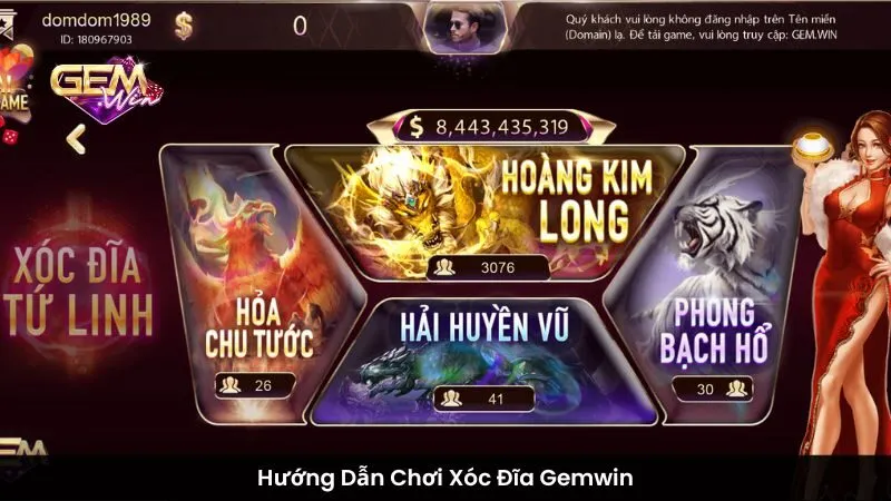 Hướng Dẫn Chơi Xóc Đĩa Gemwin