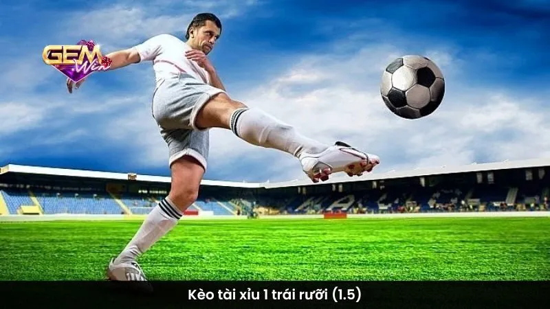 Kèo tài xỉu 1 trái rưỡi (1.5)