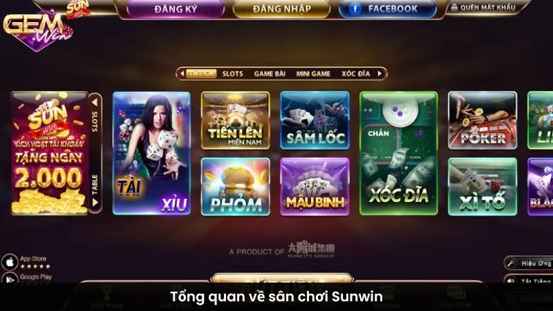 Tổng quan về sân chơi Sunwin