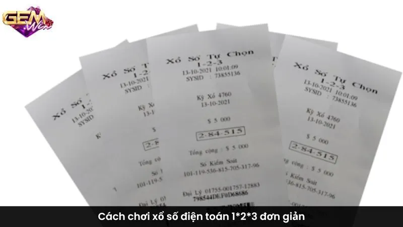 Cách chơi xổ số điện toán 123 đơn giản