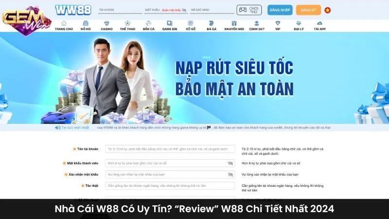 Nhà Cái W88 Có Uy Tín? “Review” W88 Chi Tiết Nhất 2024