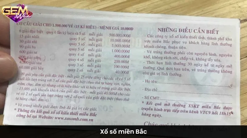 Xổ số miền Bắc